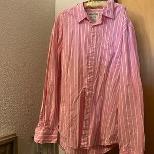 Pink men’s button down shirt